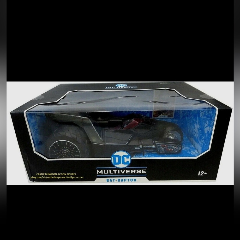 McFarlane DC Multiverse Black Bat-Raptor - Realistic Vehicule BATMAN